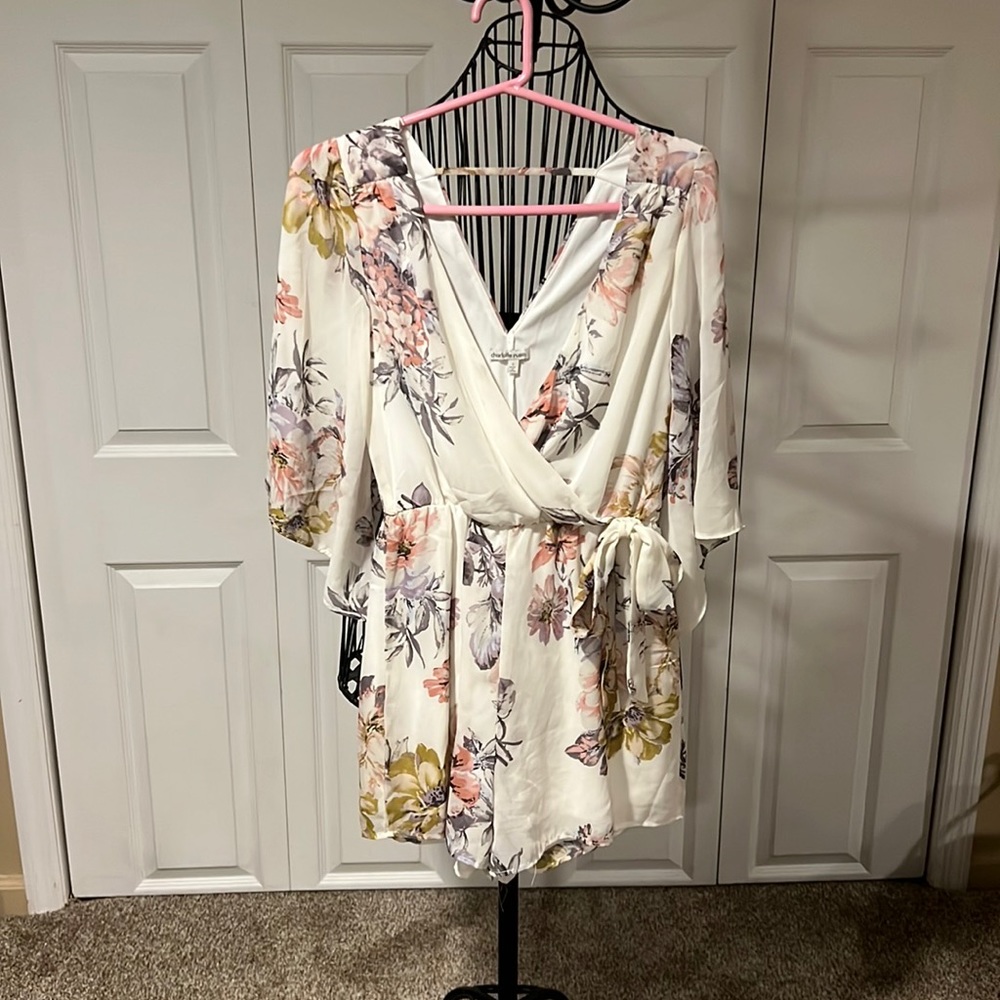 Charolette Russe Floral Romper